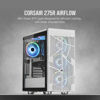 Picture of CORSAIR 275R Airflow Tempered Glass Mid-Tower Gaming Case — White