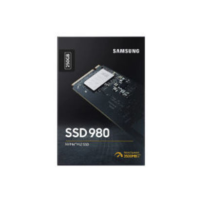 Picture of Samsung 980 250GB Up to 2,900 MB/s PCIe 3.0 NVMe M.2 (2280) Internal Solid State Drive