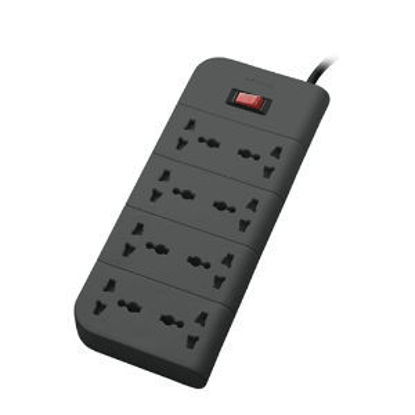 Picture of Belkin Essential Series 8-Socket Surge Protector Universal Socket with 6.5ft Heavy Duty Cable