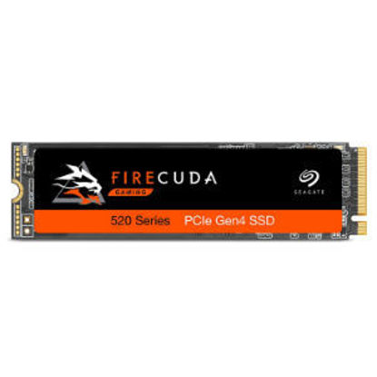 Picture of Seagate Firecuda 520 SSD 500GB up to 5000 MB/s - Performance Internal M.2 NVMe PCIe Gen4 X4 for Gaming Desktop Laptop