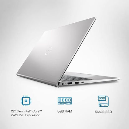 Picture of DELL INSPIRON 3520 (IN352092K4N001ORS1)15.6INCH FHD/I5-1235U/16GB/512GB SSD/UMA/WIN11/BACKLIT KBD/SEPARATE DELL ESSENCE LITE BAG/PLATINUM SILVER