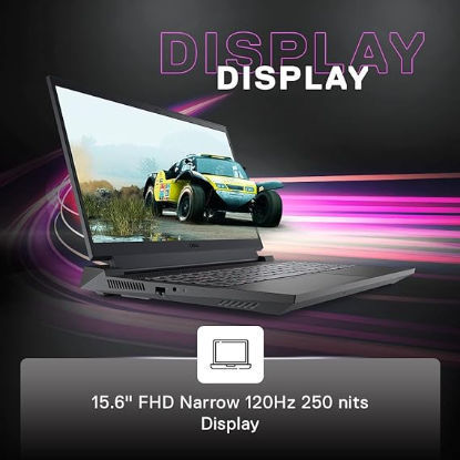 Picture of DELL GAMING 5530 (GN5530D83M6002ORB1)15.6 INCH FHD/I5-13450HX/16GB/512GB SSD/NVI RTX 3050 6GB/WIN11/RGB KEYBOARD 4 ZONE/SEPARATE DELL GAMING BACKPACK 17 GM1720PM (460-BCZG) /BLACK