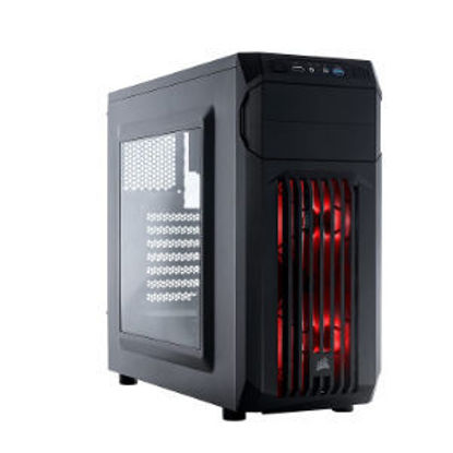 Picture of Carbide Series™ SPEC-01 Red LED Mid-Tower Gaming Case