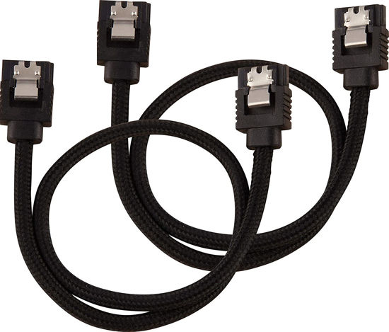 Picture of Corsair CC-8900250 Premium Sleeved SATA Cable