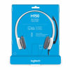 Picture of Logitech H150 Wired On Ear Headphones with Mic (White)