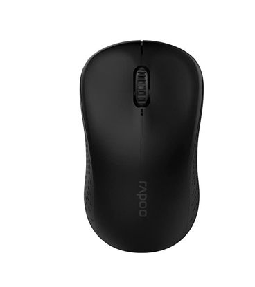 Picture of RAPOO M20 Wireless Mosuse, 2.4 GHz with USB Nano Receiver, Optical Tracking, Ambidextrous, PC/Mac/Laptop - Black