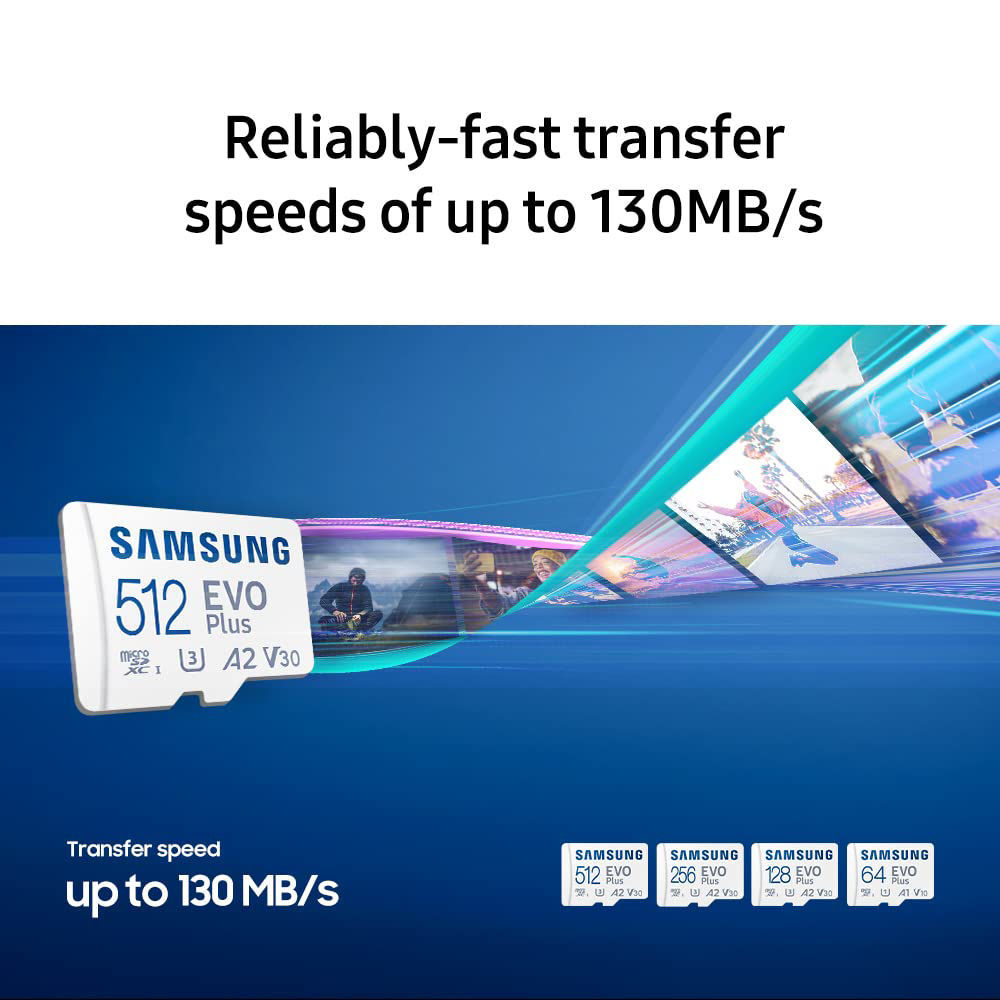 SuperSetu. Product Reviews. Samsung EVO Plus 128GB microSDXC UHS-I U3 ...
