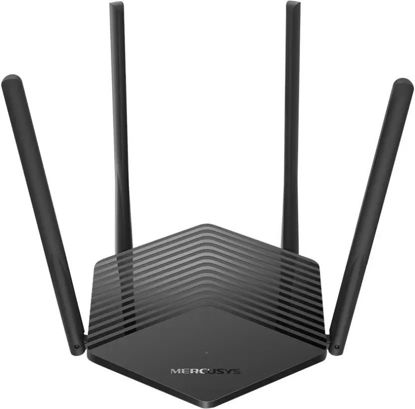 Picture of Mercusys MR60X AX1500 WiFi 6 1500 Mbps Wireless Router  (Black, Dual Band)