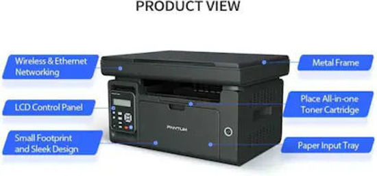 Picture of PANTUM M6512NW WiFi Multi Function laser Printer | 22 ppm speed |Black