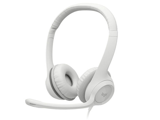 Picture of LOGITECH-981-001287-H390 USB COMPUTER HEADSET-OFF-WHITE