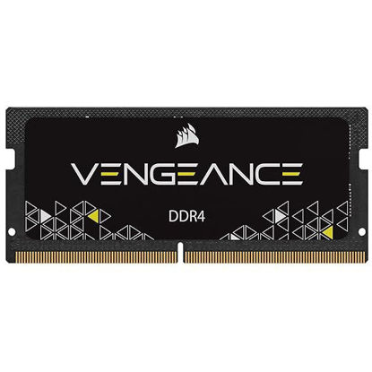 Picture of CORSAIR MEMORY VENGEANCE(CMSX8GX4M1A2666C18) 8GB (1X 8GB) SODIMM, DDR4, 2666 MHZ, C18, BLACK