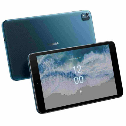 Picture of Nokia T10 Android 12 Tablets, 8 HD Display, 8MP Rear Camera, AI face Unlock, WiFi | 3 + 32GB, 8 inches - Blue